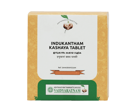 Vaidyaratnam Indukantham Kashaya Gulika Tablet