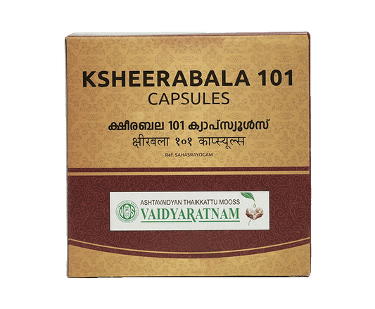 Vaidyaratnam Ksheerabala 101 Softgel Capsule