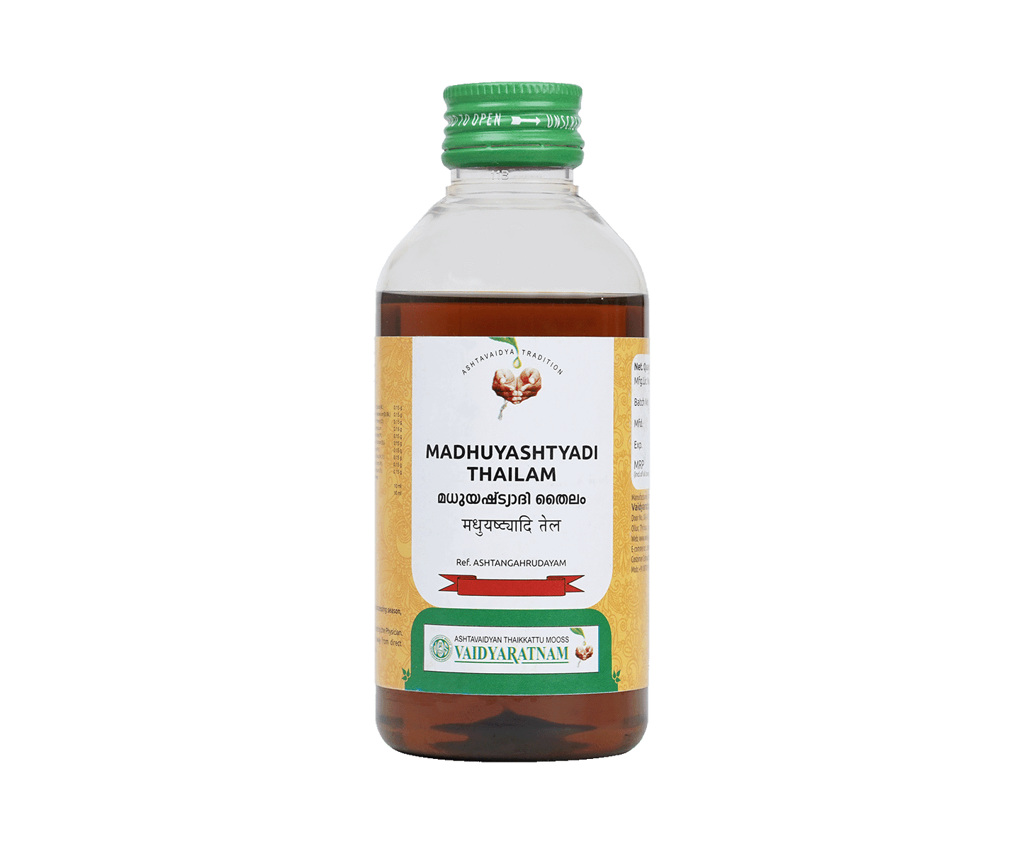 Vaidyaratnam Madhuyashtyadi Thailam