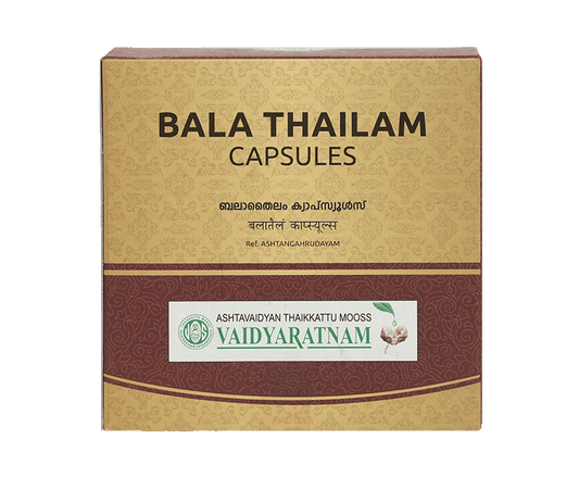 Vaidyaratnam Bala Thailam Soft Gel Capsule