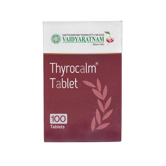 Vaidyaratnam Thyrocalm Tablet