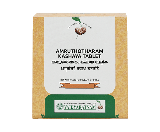Vaidyaratnam Amruthotharam Kashaya Gulika Tablet