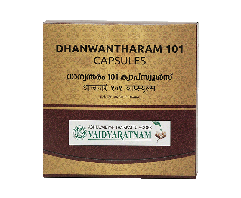 Vaidyaratnam 101 Dhanwantharam Soft Gel Capsule