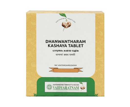Vaidyaratnam Dhanwantharam Kashaya Gulika Tablet