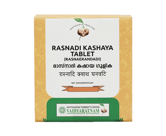 Vaidyaratnam Rasnadi Kashaya Gulika Tablet