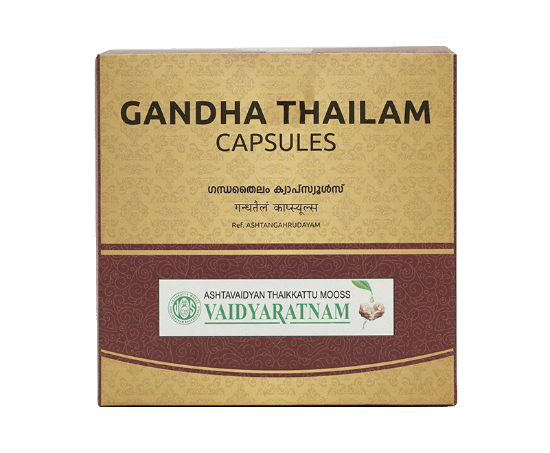 Vaidyaratnam Gandha Taila Softgel Capsules