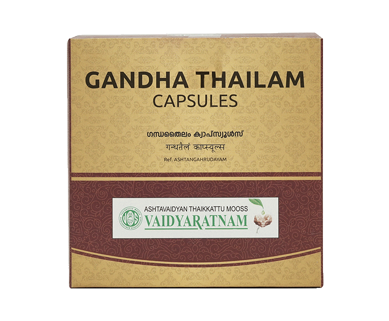 Vaidyaratnam Gandha Taila Softgel Capsules