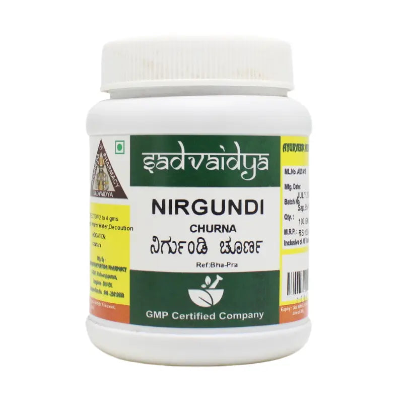 Sadvaidya Nirgundi Churna