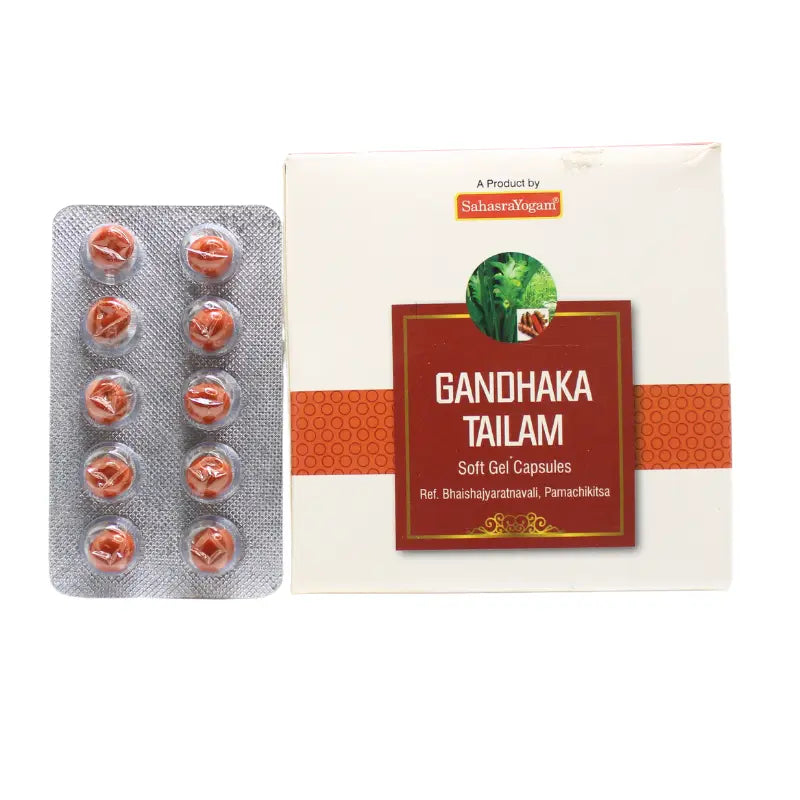 sahasrayogam Gandhaka Tailam 300mg SF Gel Capsules