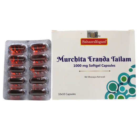 Sahasrayogam Murchita Eranda Tailam Soft Gel Capsules