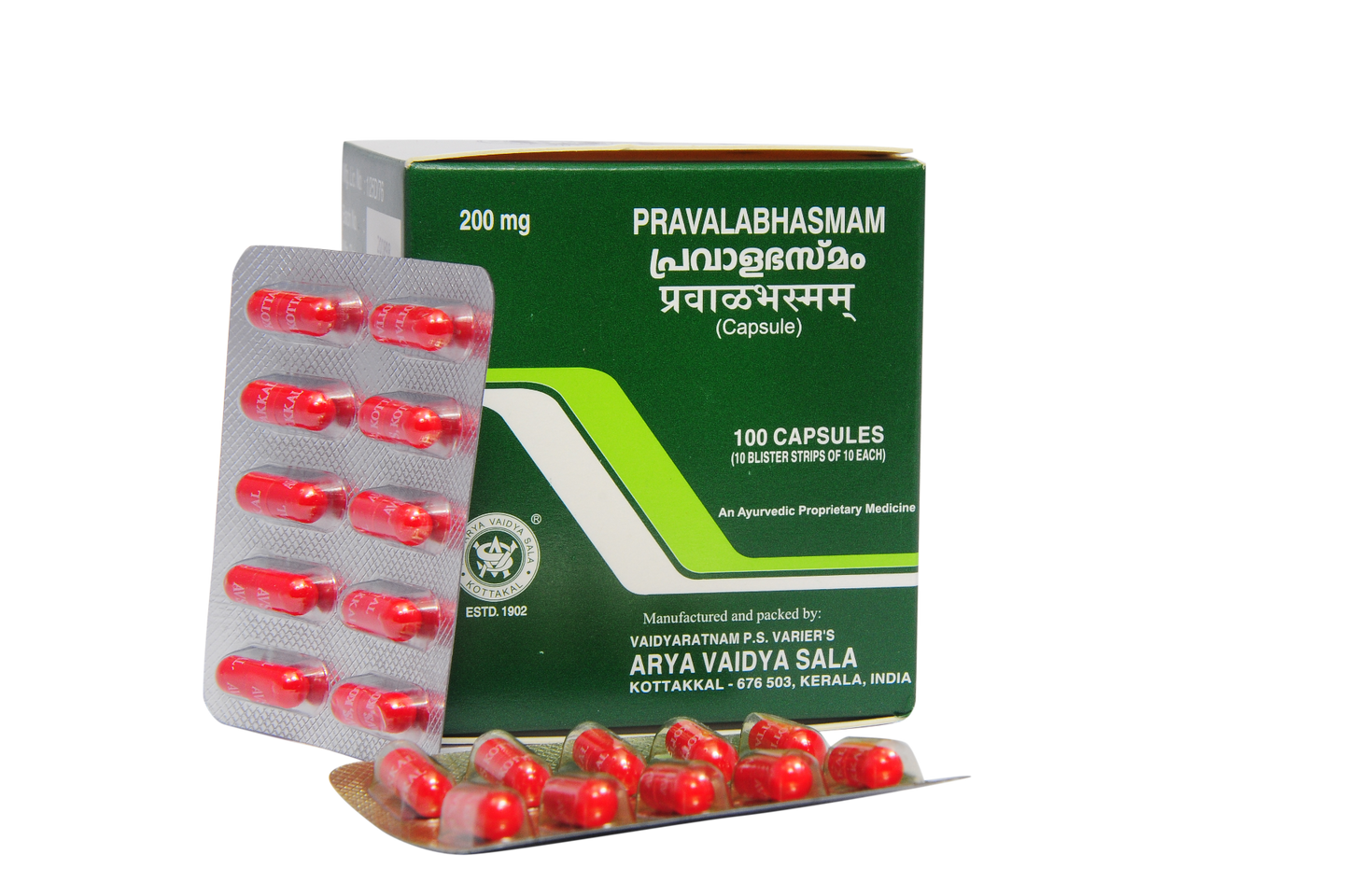 Kottakkal Pravala Bhasmam Capsules