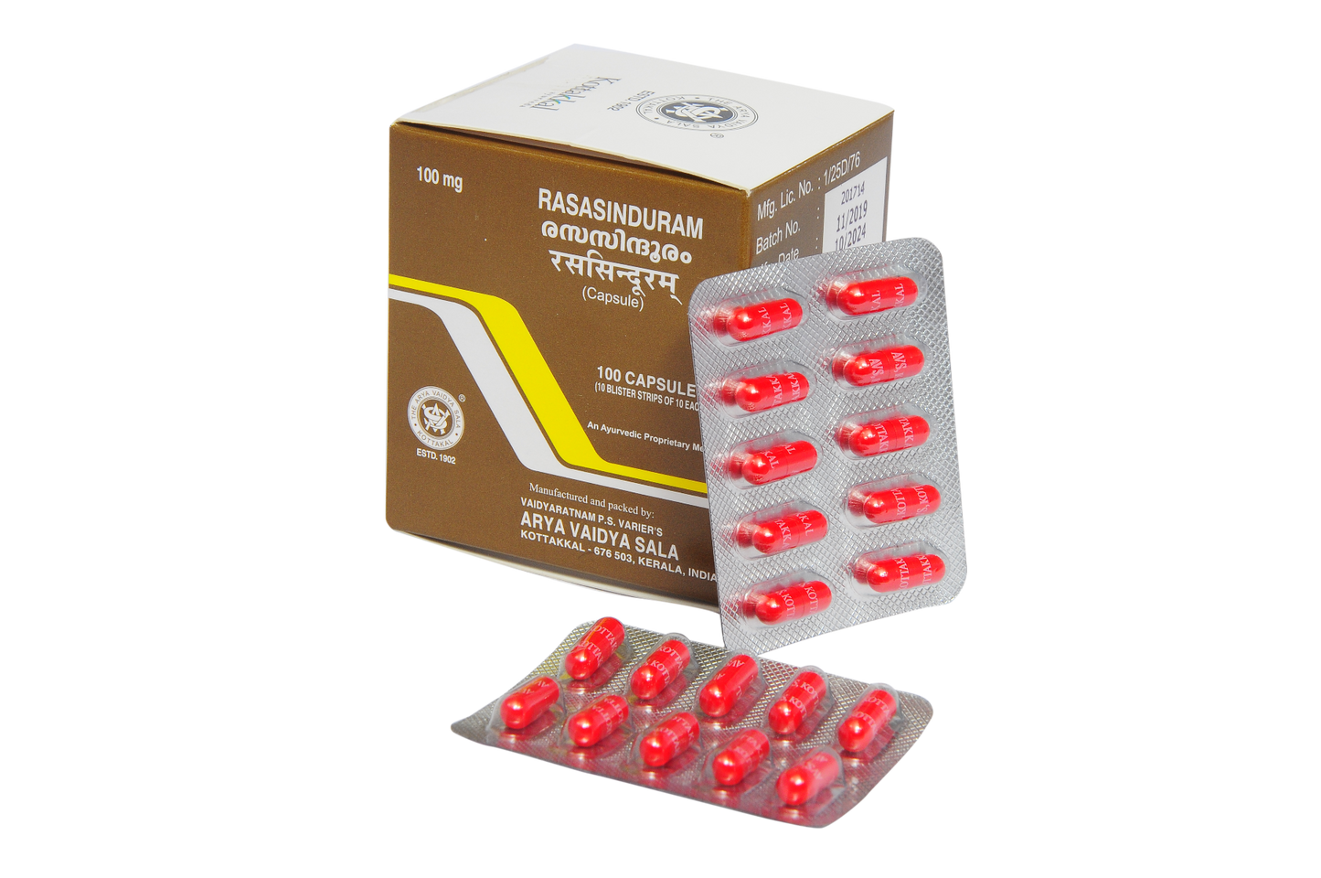 Kottakkal Rasasindooram Capsules