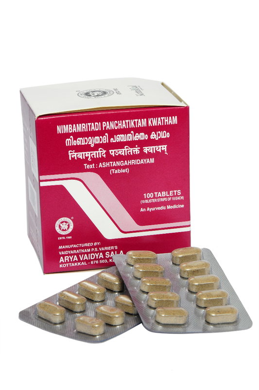 Kottakkal Nimbamritadi Panchatiktam Kwatham Tablets