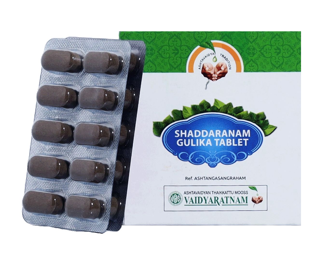 Vaidyaratnam Shaddaranam Gulika Tablets