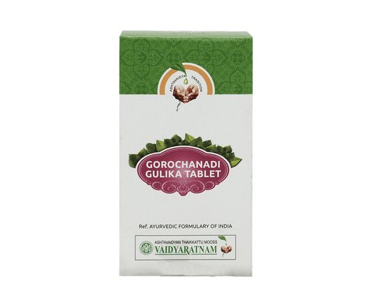 Vaidyaratnam Gorochanadi Gulika Tablets