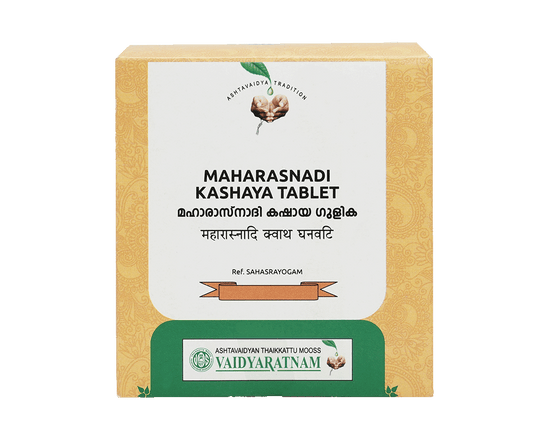 Vaidyaratnam Maharasnadi Kashaya Gulika Tablet
