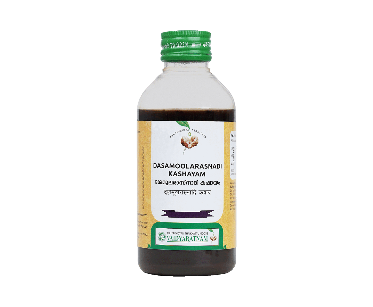 Vaidyaratnam Dasamoolarasnadi Kashayam